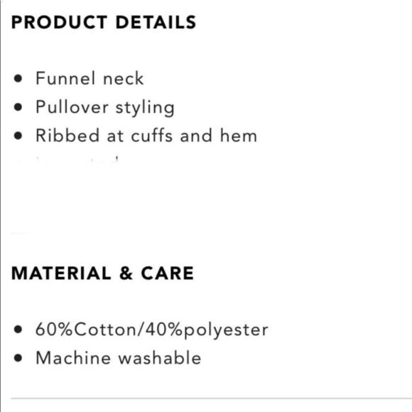 Nwt Marc New York color-block sweatshirt top - Picture 3 of 8